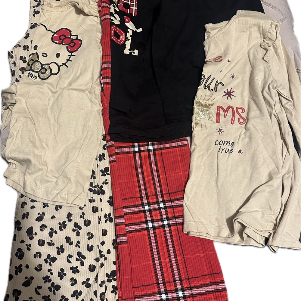 Girls’ Set of 3, long sleeves and pants matching sets. Size 10
